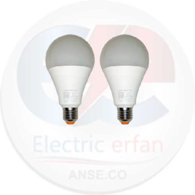 لامپ 15 وات نمانور مدل LED پایه E27 بسته 2 عددی