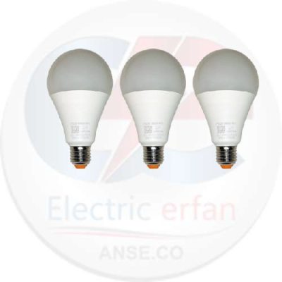 لامپ 20 وات آفتابی نمانور مدل LED پایه E27 بسته 3 عددی