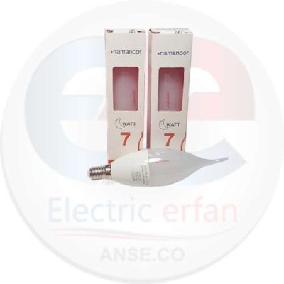 لامپ 7وات نمانور مدل اشکی پایه E16 بسته 6 عددی