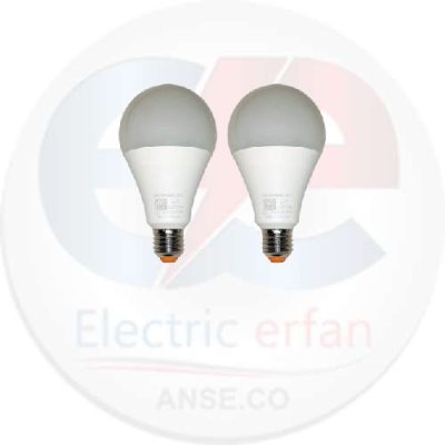 لامپ 9 وات آفتابی نمانور مدل LED پایه E27 بسته 2 عددی