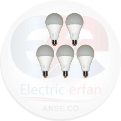 لامپ 9 وات آفتابی نمانور مدل LED پایه E27  بسته 5 عددی