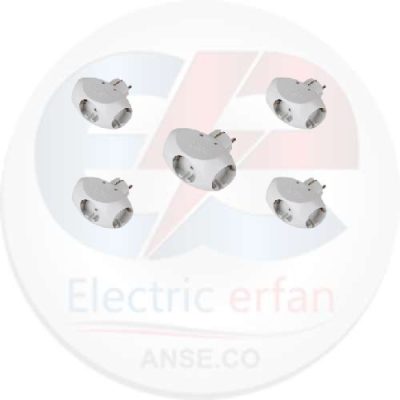 چندراهی برق فردان الکتریک کد 602019 بسته 5 عددی